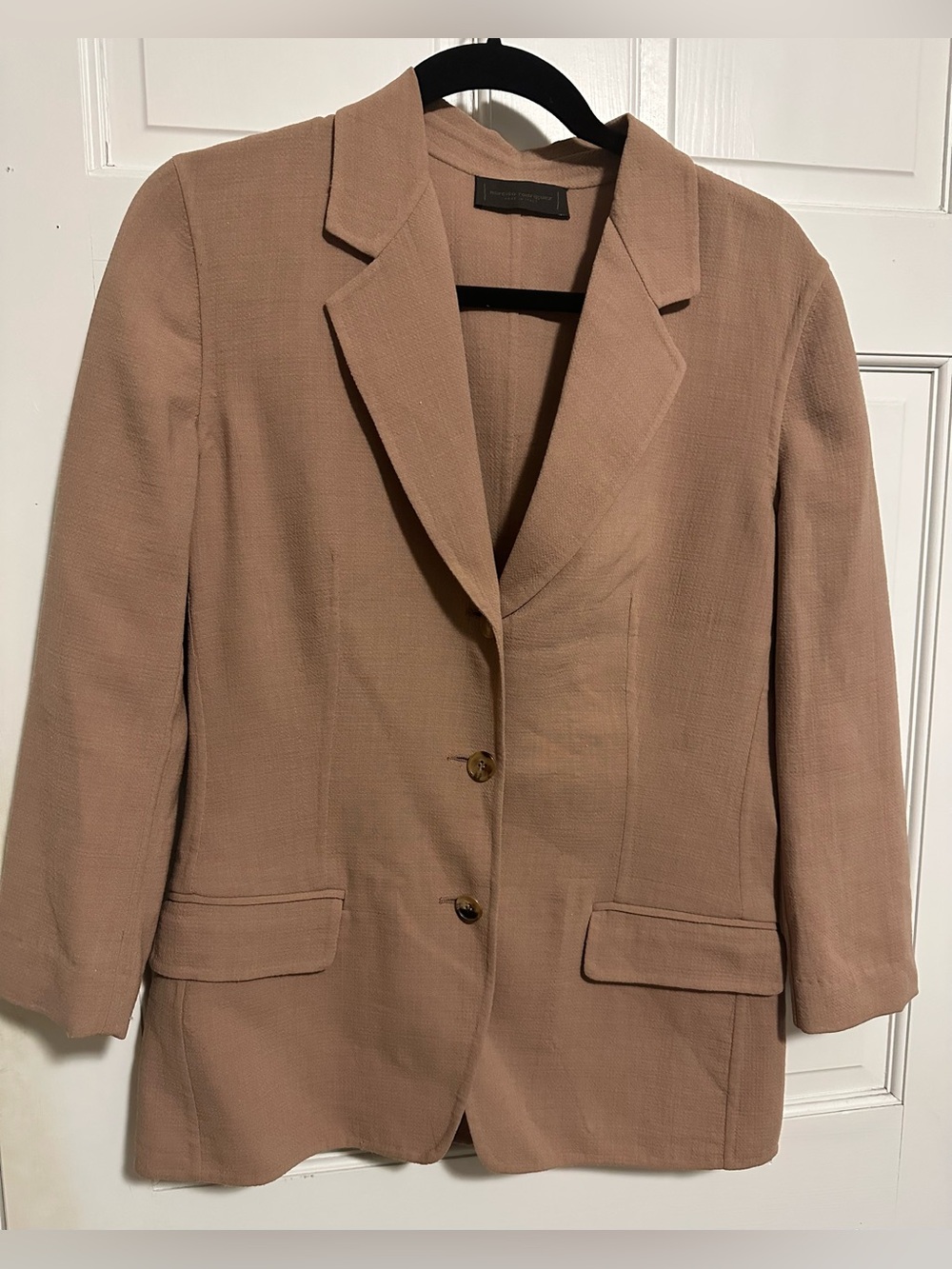 Womens Taupe Blazer Jacket - Narciso Rodriguez